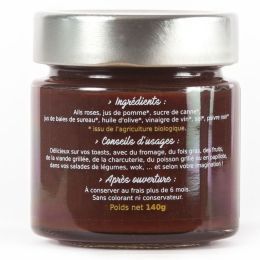 Confit d’ail rose aux baies de sureau