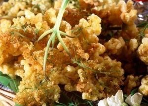 Beignets de fleurs de sureau