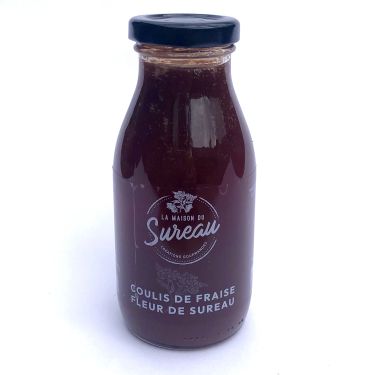 Coulis de fraise fleur de sureau
