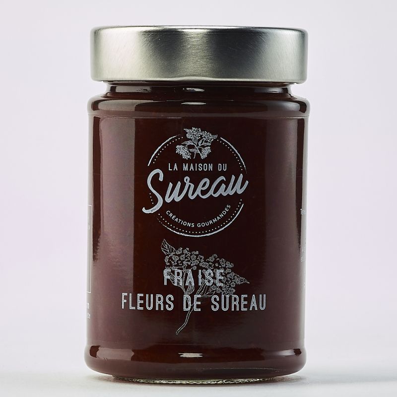 Confiture de fraise et fleurs de sureau