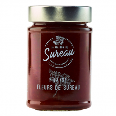 Confiture de fraise fleurs de sureau