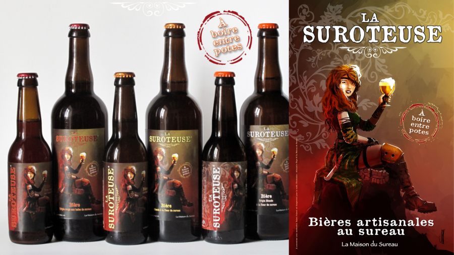 Étiquettes pour nos bières sureau