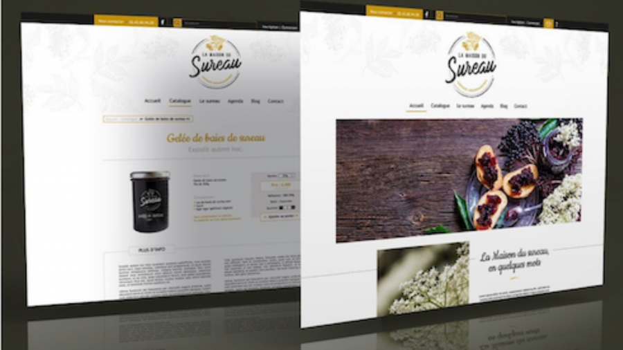 Le nouveau site Web e-Commerce de la Maison du sureau